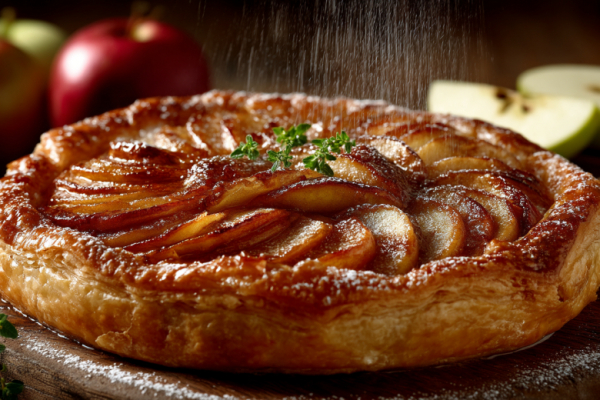 Лучшее, что можно сделать из слоеного теста и яблок, &mdash; пирог-перевертыш с карамельной корочкой
