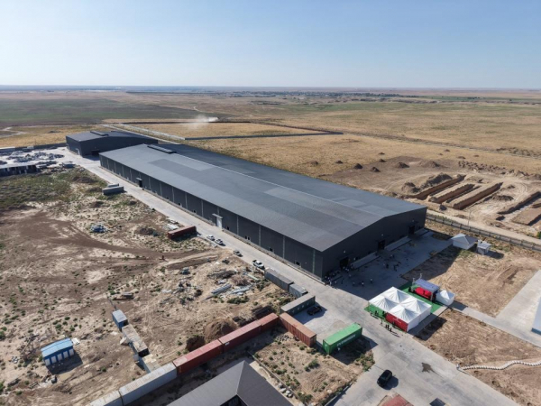 В Ордабасинском районе открылся завод по производству алюминиевых профилей