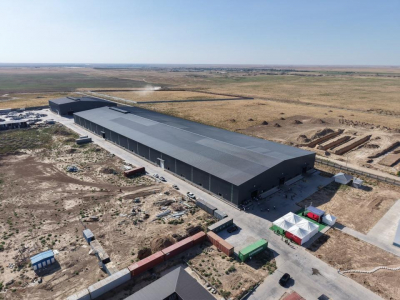 В Ордабасинском районе открылся завод по производству алюминиевых профилей