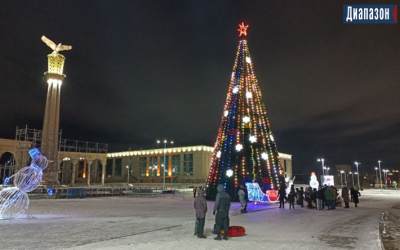 Сегодня зажгут главную ёлку в Актобе
