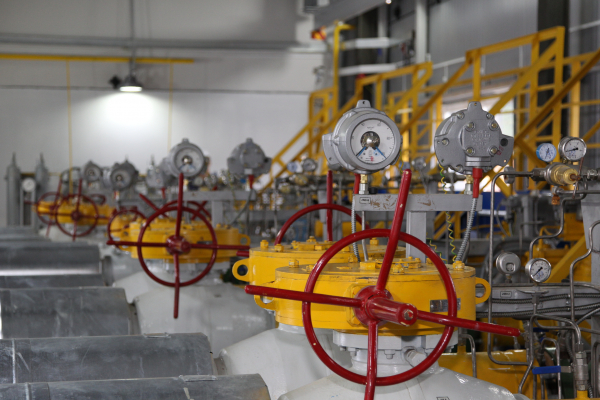 Единственное газохранилище в Прибалтике опустело на две трети