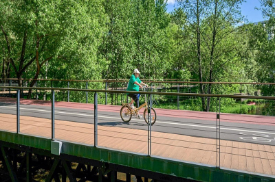 В Москве построят велопешеходный мост между Живописной улицей и Щукинским полуостровом