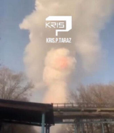 Мощный взрыв произошел на фосфорном заводе в Таразе  