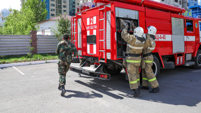 Пожар произошел в общежитии Астаны