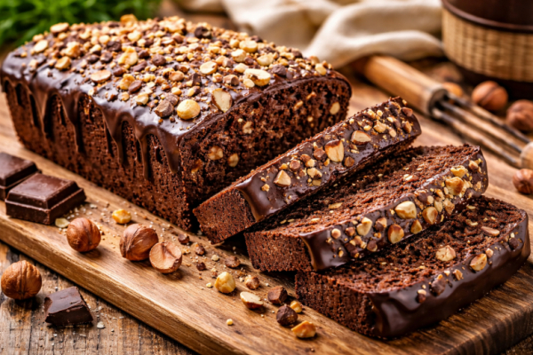 Шоколадно-ореховый кекс &mdash; мягкий, ароматный и очень насыщенный. Вкусное тесто на масле и кефире