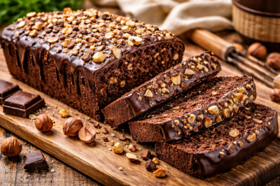 Шоколадно-ореховый кекс &mdash; мягкий, ароматный и очень насыщенный. Вкусное тесто на масле и кефире