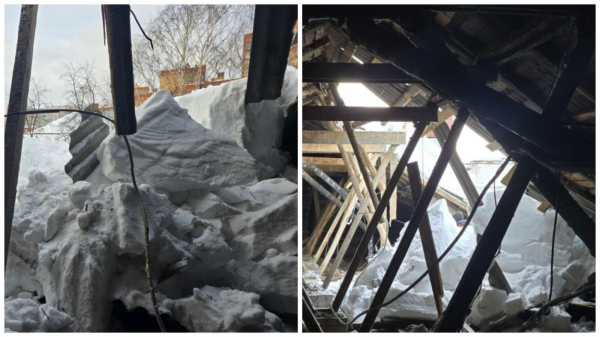 В пятом доме в Казани за последние две недели обрушилась крыша