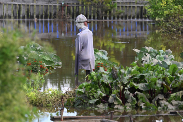 На Кубани из-за разлива реки подтопило 40 участков