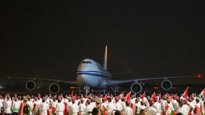 Письменное выступление Си Цзиньпина по прибытии в международный аэропорт в Душанбе