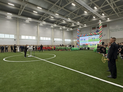 Минниханов открыл четыре футбольных манежа в Татарстане