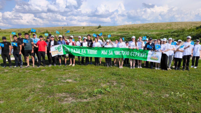 Серия экомероприятий прошла в Костанайской области в рамках «Таза Қазақстан»