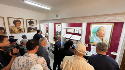 В Тюлькубасском районе открыли музей в честь ветерана Нурлыбая Касымбекова