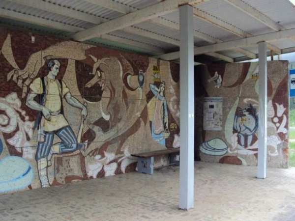 Мозаичным остановкам Матюшинского тракта в Казани дан временный охранный статус