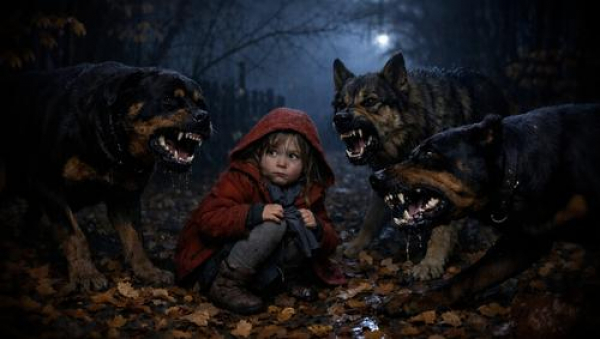 Писатель голыми руками отбивал ребенка от стаи уличных собак