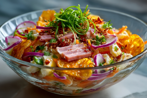 Салат &laquo;Анастасия&raquo; &mdash; мой топ среди быстрых рецептов. Взрывной микс вкусов для ценителей пикантного