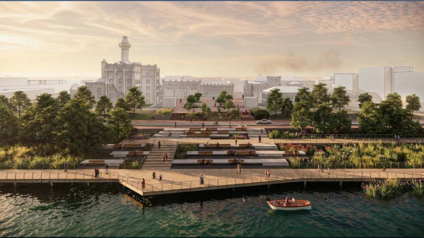 Новый фонтан и смотровые площадки появятся на набережной озера Нижний Кабан в Казани &mdash; фото