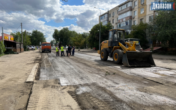 По улице М.Оспанова начался ремонт!