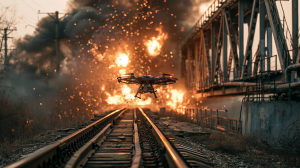 Атака БПЛА на Ростовскую область: повреждён железнодорожный мост