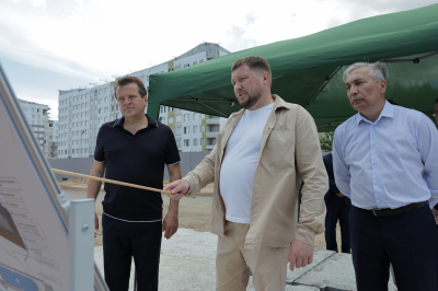 Метшин оценил ход строительства инженерных сетей к новому микрорайону