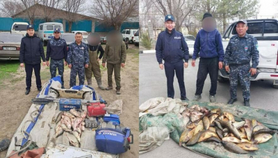 Случаи незаконной добычи рыбы выявили в Алматинской области