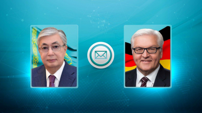 Глава государства поздравил Федерального президента Германии