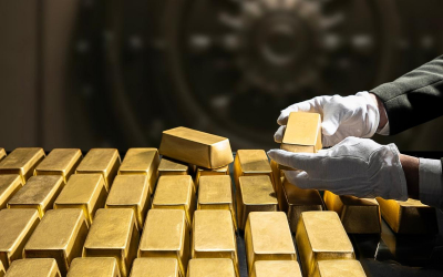Золото стало волатильнее биткоина на фоне коррекции на рынке драгметаллов