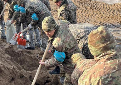 Более 2000 военнослужащих Вооруженных сил участвуют в противопаводковых мероприятиях по всей стране